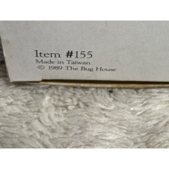 Vintage Bug House Nativity Figurines Taiwan Bone China Set Of 6 Original Box - Picture 9 of 9